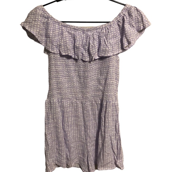 Size Medium pastel purple romper - Picture 4 of 4